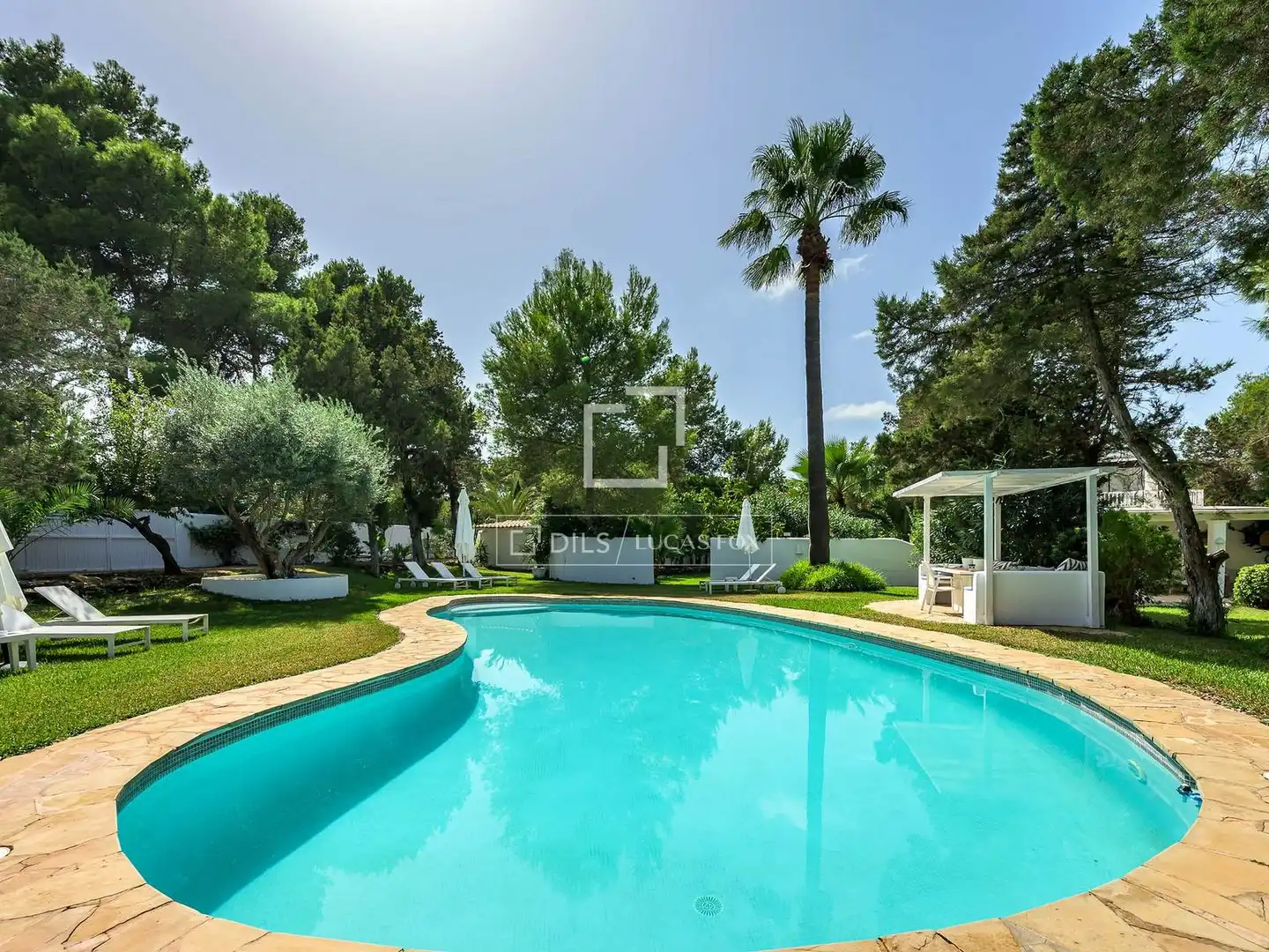 Chalet con piscina en alquiler en Sant Agustí-Cala de Bou