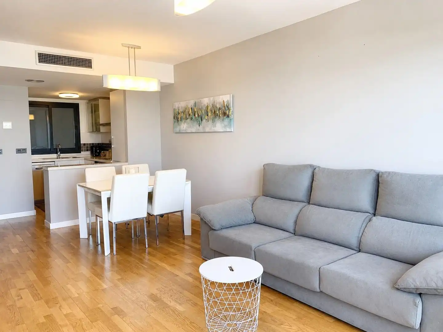 Living room of Apartments for sale in Moncofa  with Air Conditioner, Parquet flooring and Terrace