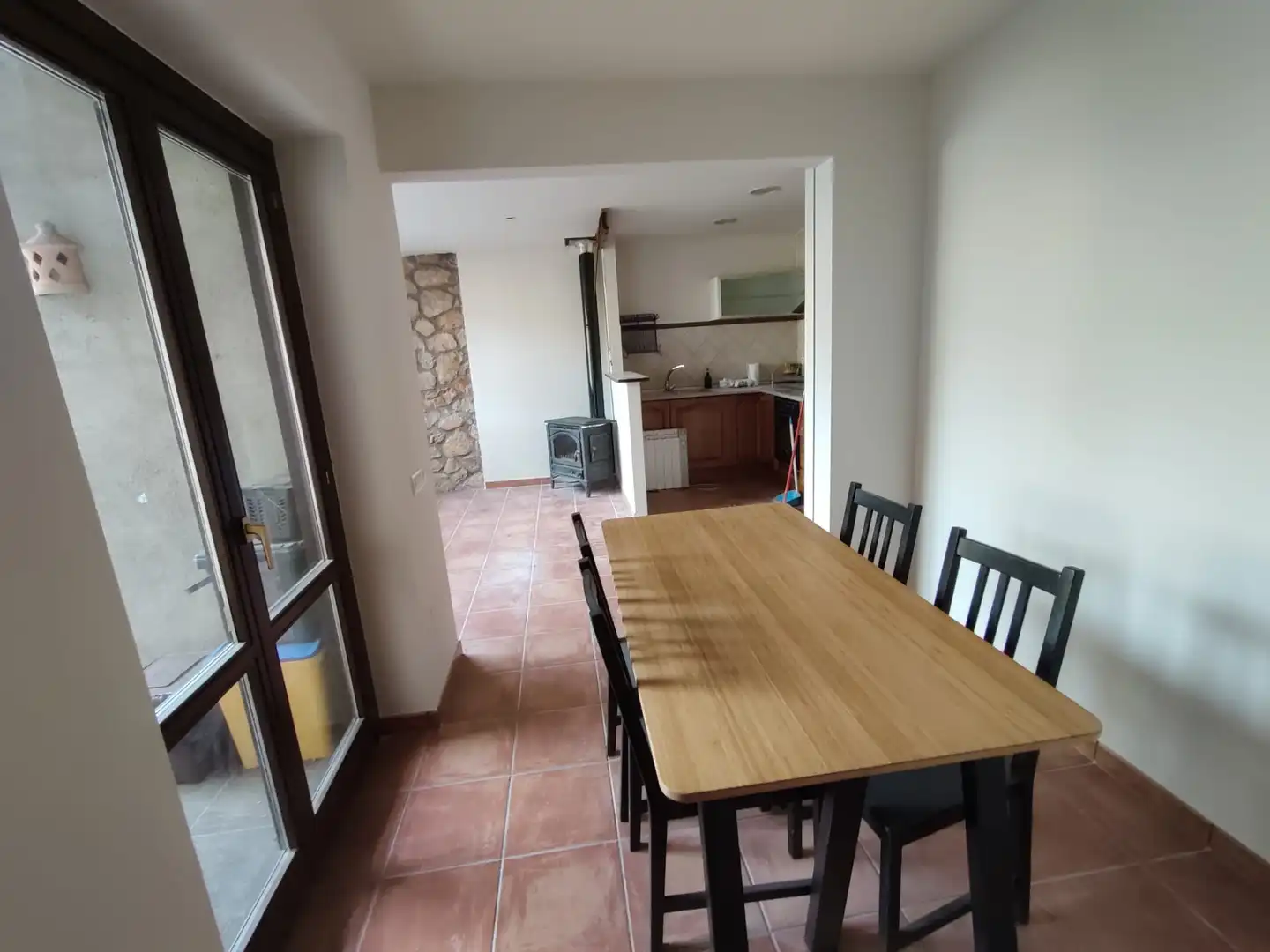 Cocina de Dúplex de alquiler en Sant Julià de Cerdanyola con Calefacción, Terraza y Amueblado