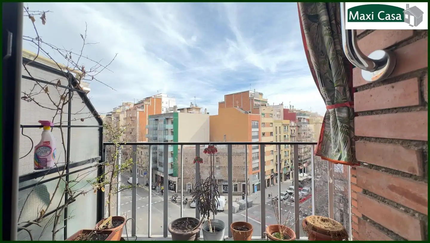 Balcony of Flat for sale in Barcelona  with Heating, Parquet flooring and Terrace