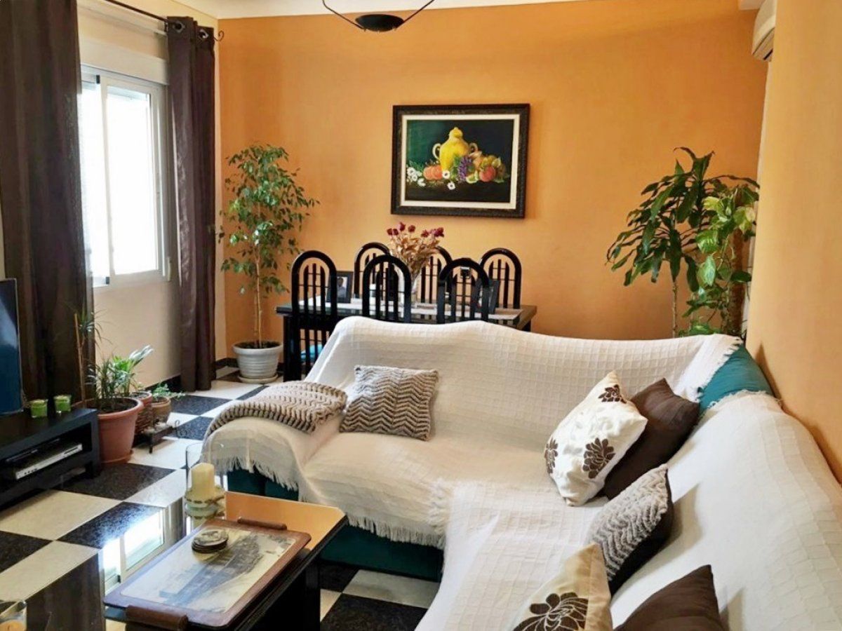 Living room of Flat for sale in Elche / Elx  with Air Conditioner and Balcony