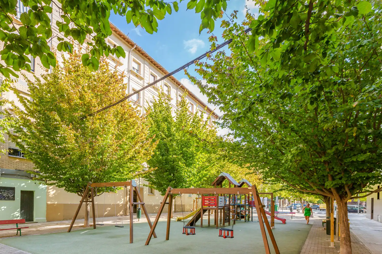 Vista exterior de Pis en venda en  Pamplona / Iruña amb Calefacció, Parquet i Traster