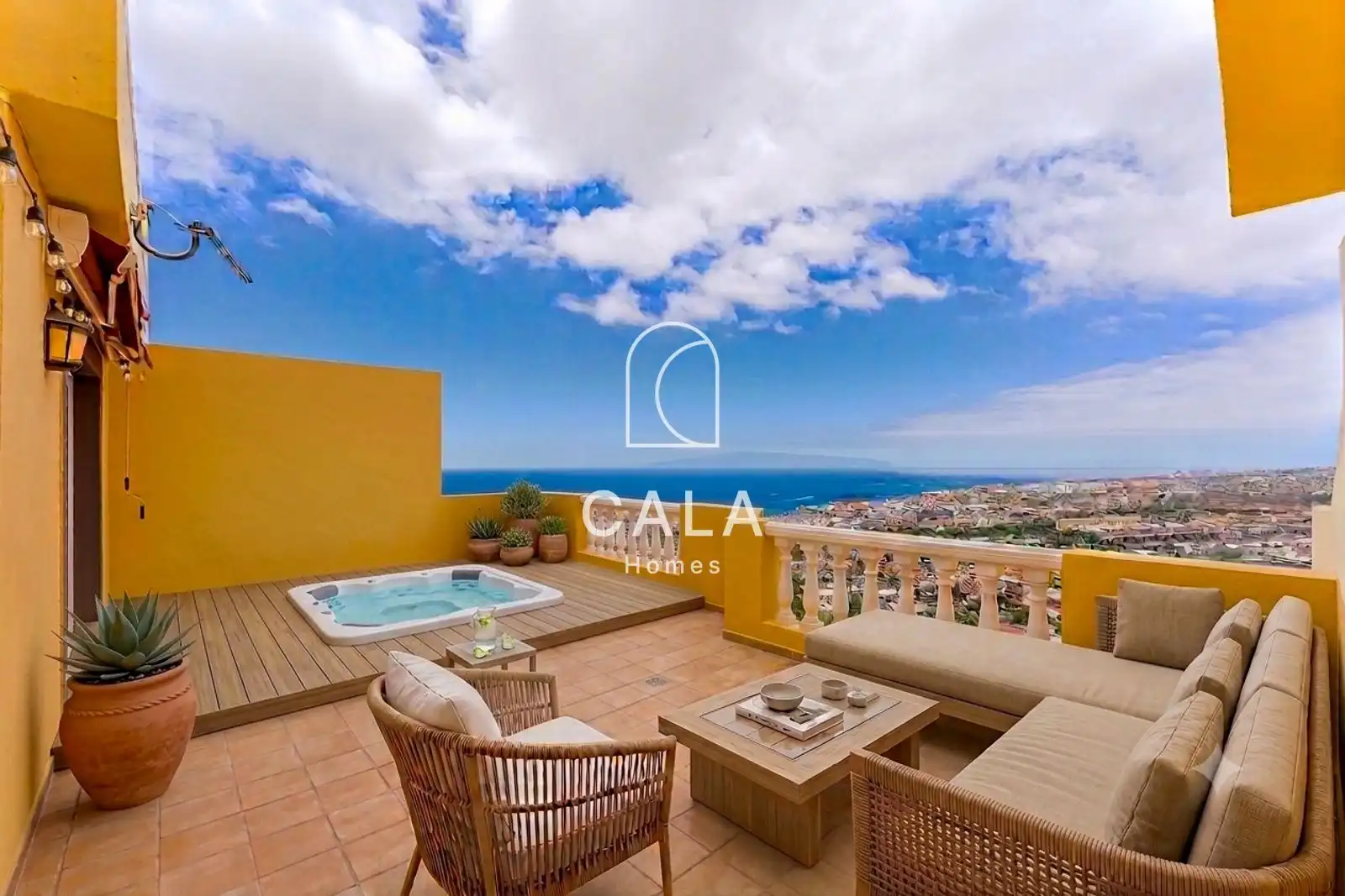 Terrace of Apartments for sale in Adeje  with Terrace, Swimming Pool and Community pool