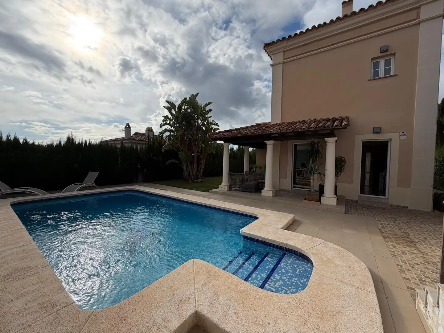 Piscina de Casa o xalet en venda en Finestrat amb Aire condicionat, Jardí privat i Traster