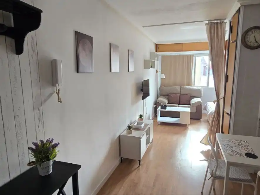 Living room of Study for rent in Valverde de la Virgen  with Air Conditioner, Heating and Parquet flooring