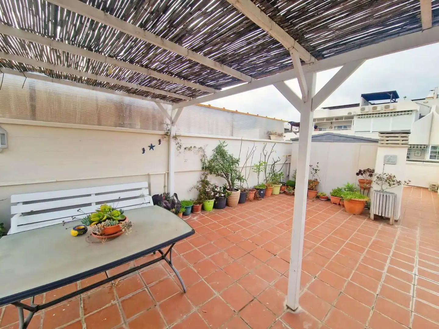 Terrace of Flat for sale in Rincón de la Victoria  with Air Conditioner, Heating and Private garden