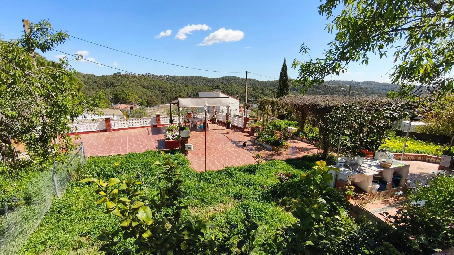 Jardí de Casa o xalet en venda en Olesa de Montserrat amb Aire condicionat, Terrassa i Piscina