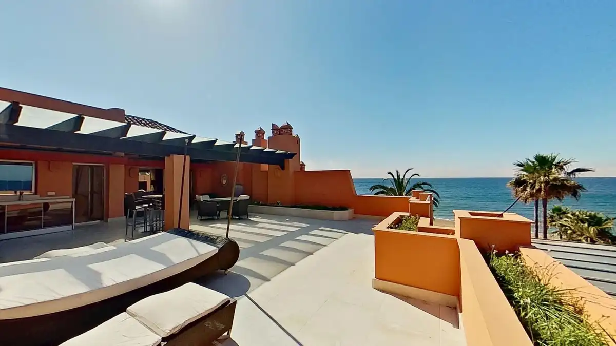 Terraza de Ático en venta en Marbella con Aire acondicionado, Terraza y Sauna
