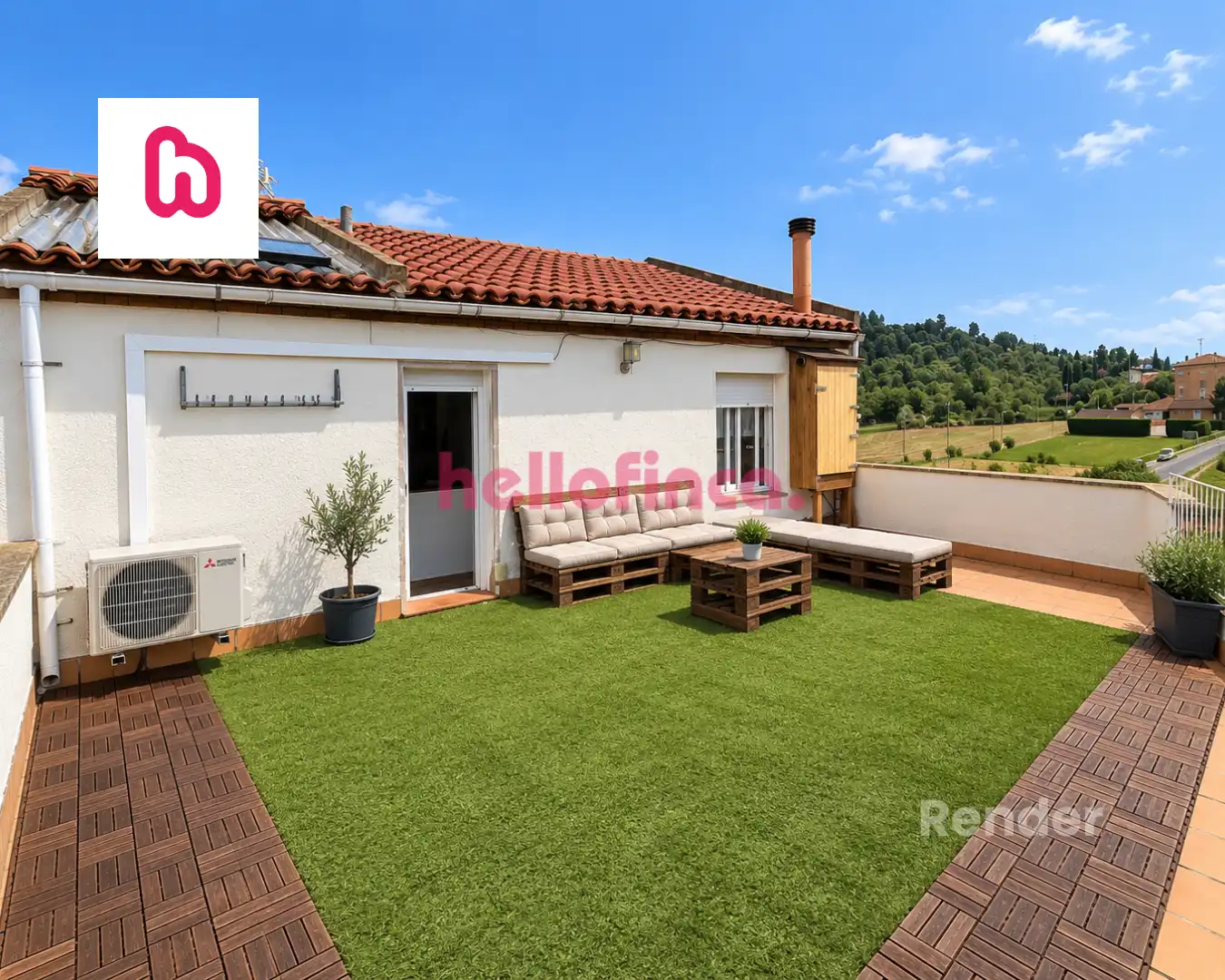 Terraza de Piso en venta en Berga, Barcelona