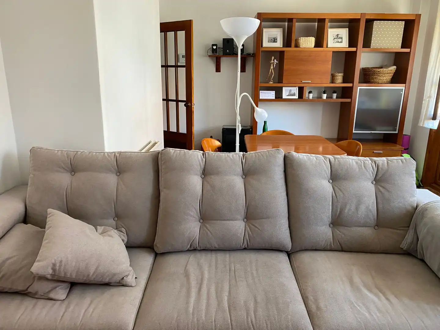 Living room of Apartments for rent in Pontevedra Capital   with Heating, Parquet flooring and Furnished