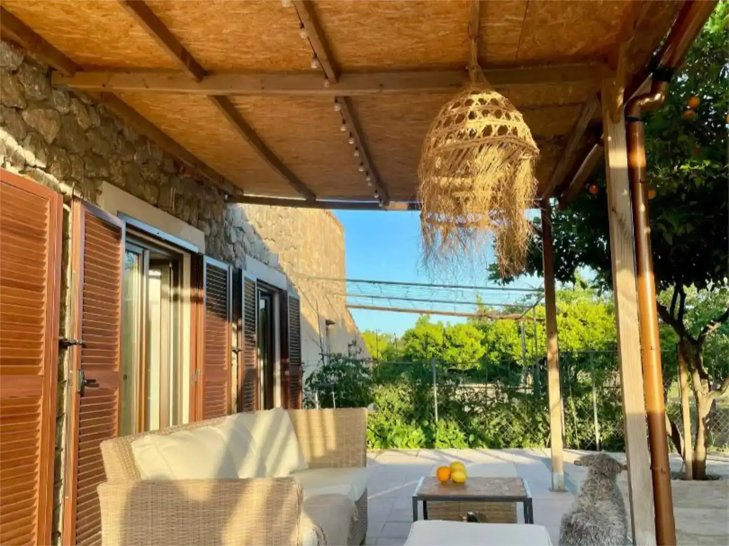 Terraza de Piso en venta en Campanet con Jardín privado, Piscina y Amueblado