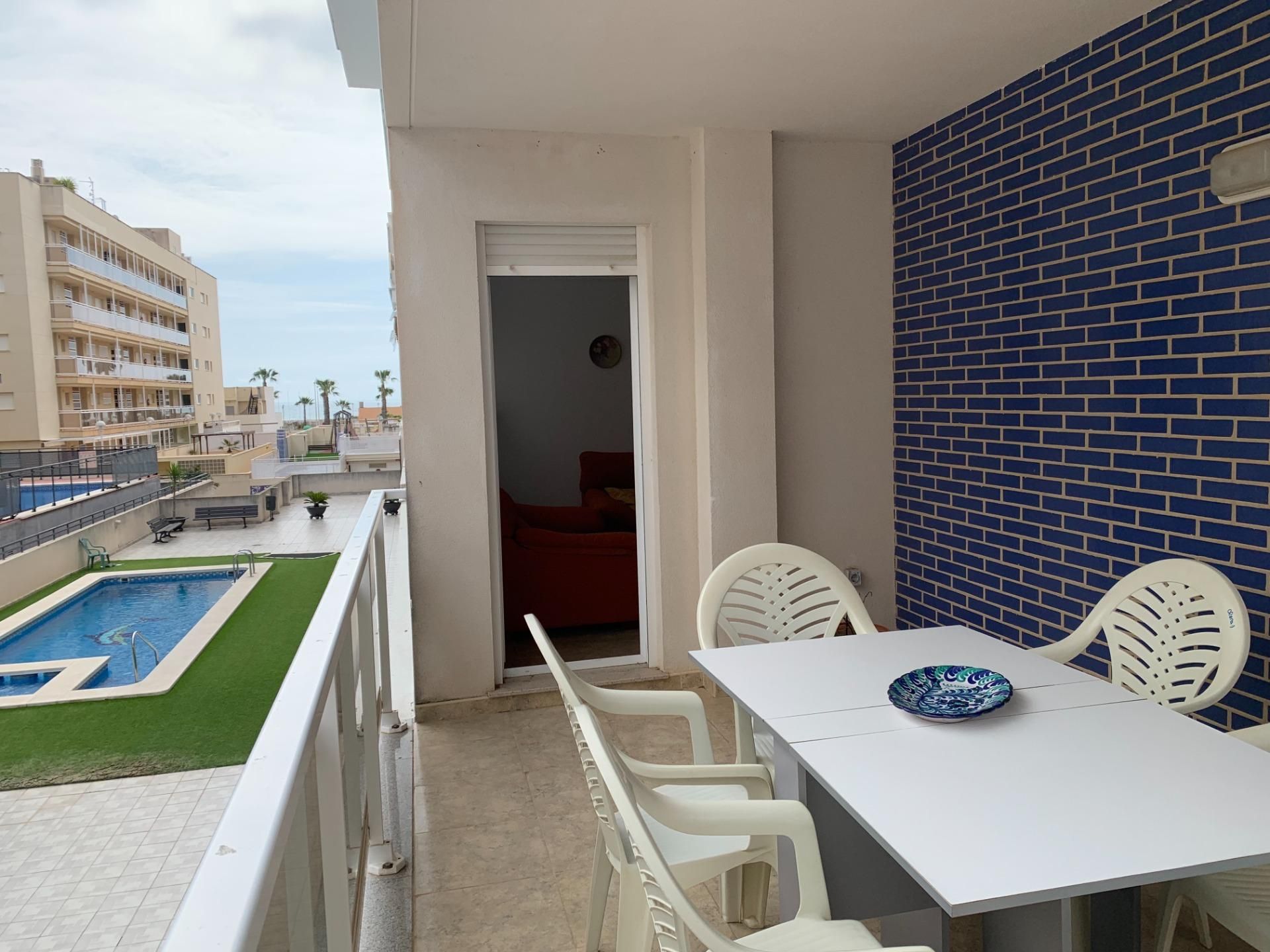 Balcony of Apartment for sale in Moncofa  with Air Conditioner, Heating and Terrace
