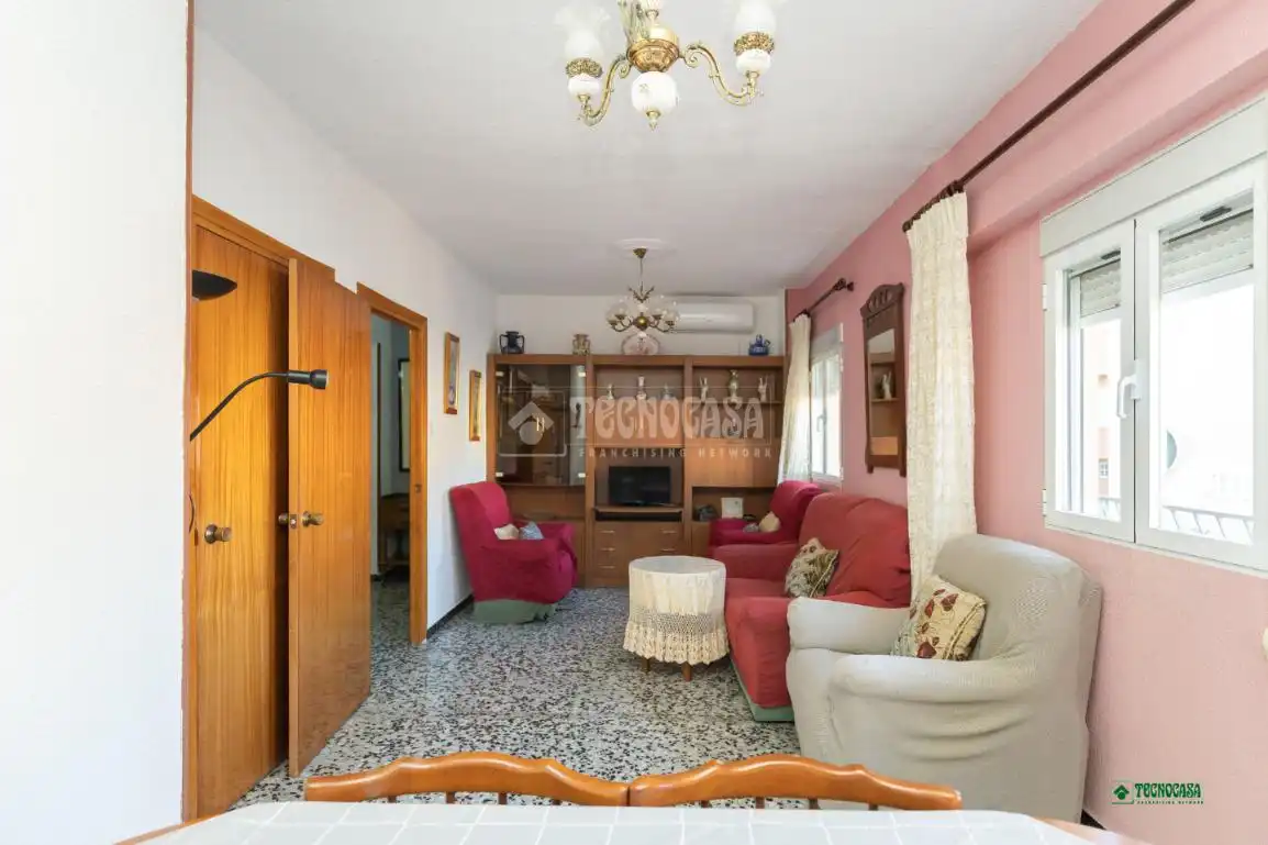 Sala de estar de Piso en venta en Almería con Aire acondicionado