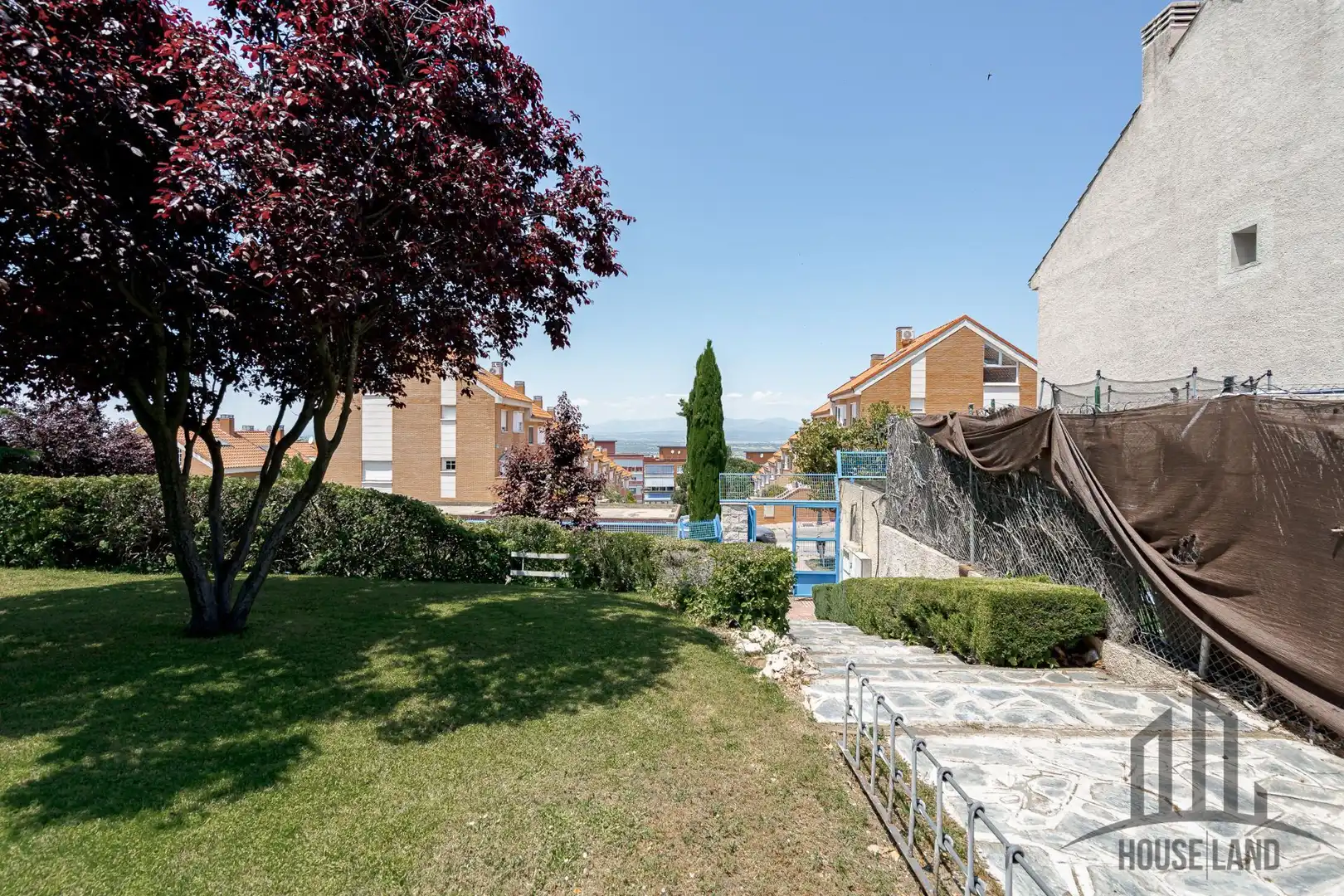 Jardí de Casa adosada en venda en Algete amb Calefacció, Traster i Piscina comunitària