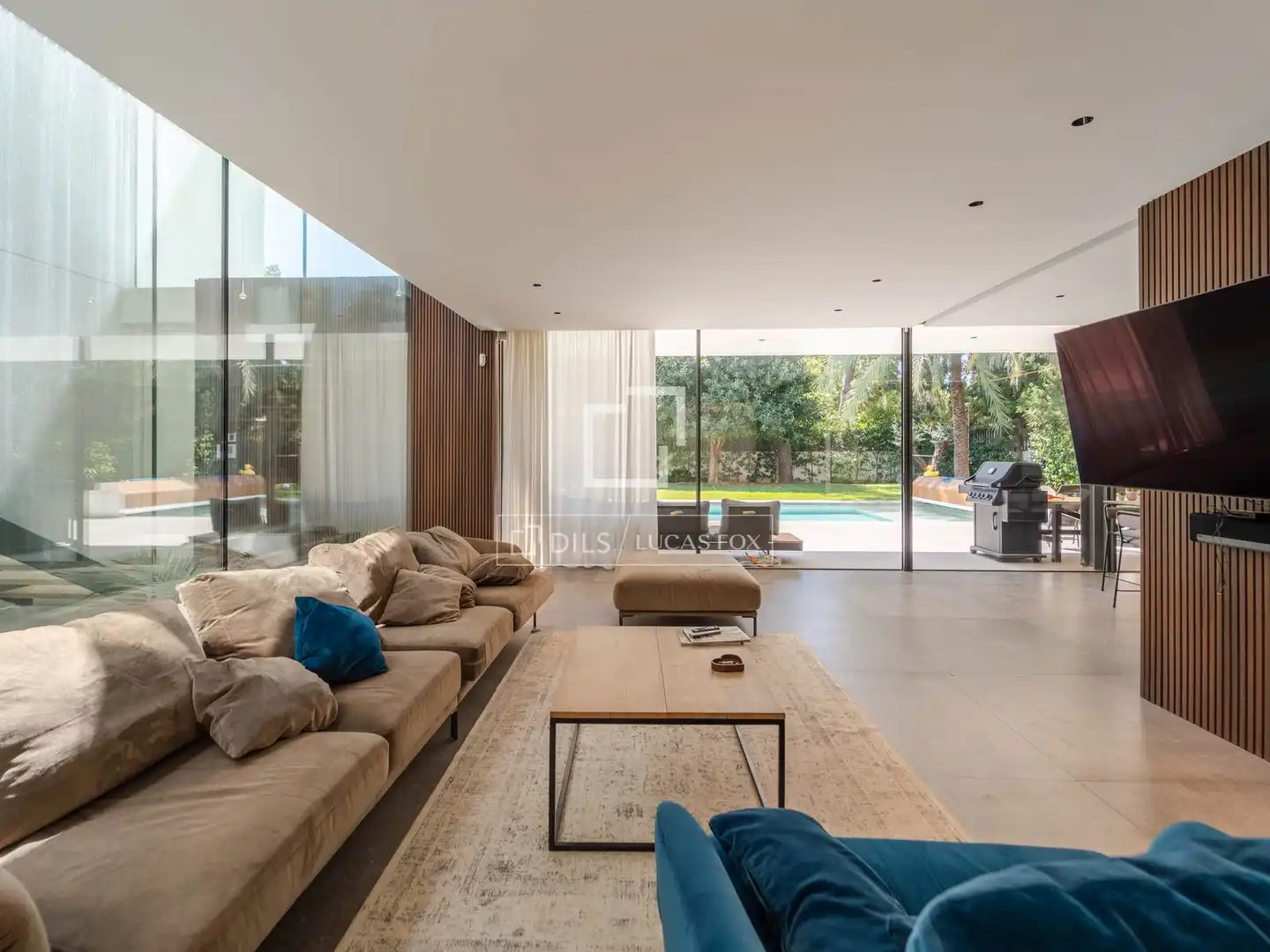Sala de estar de Casa o chalet en venta en Godella con Aire acondicionado, Calefacción y Jardín privado
