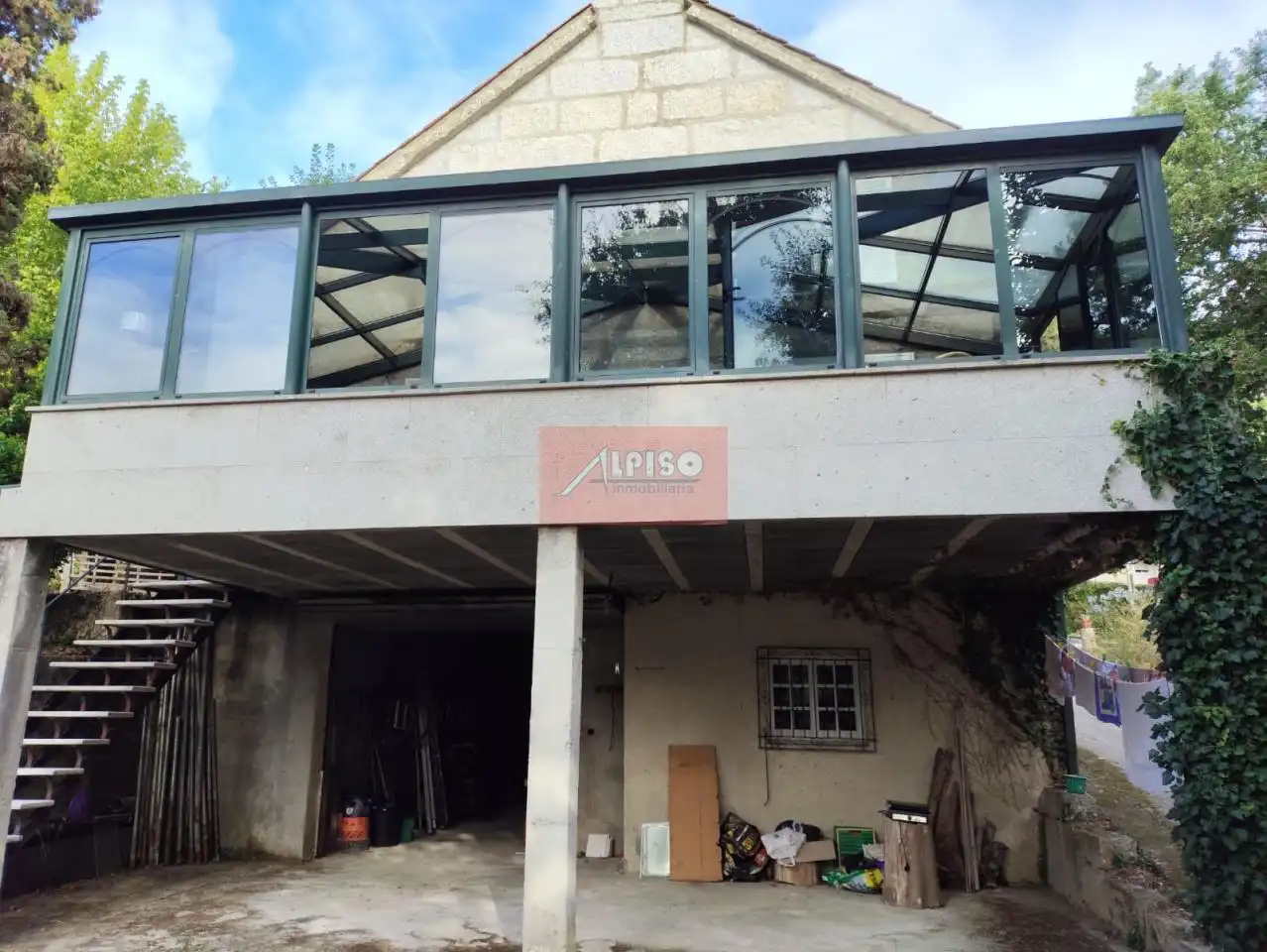 Vista exterior de Casa o xalet en venda en Punxín amb Calefacció i Jardí privat
