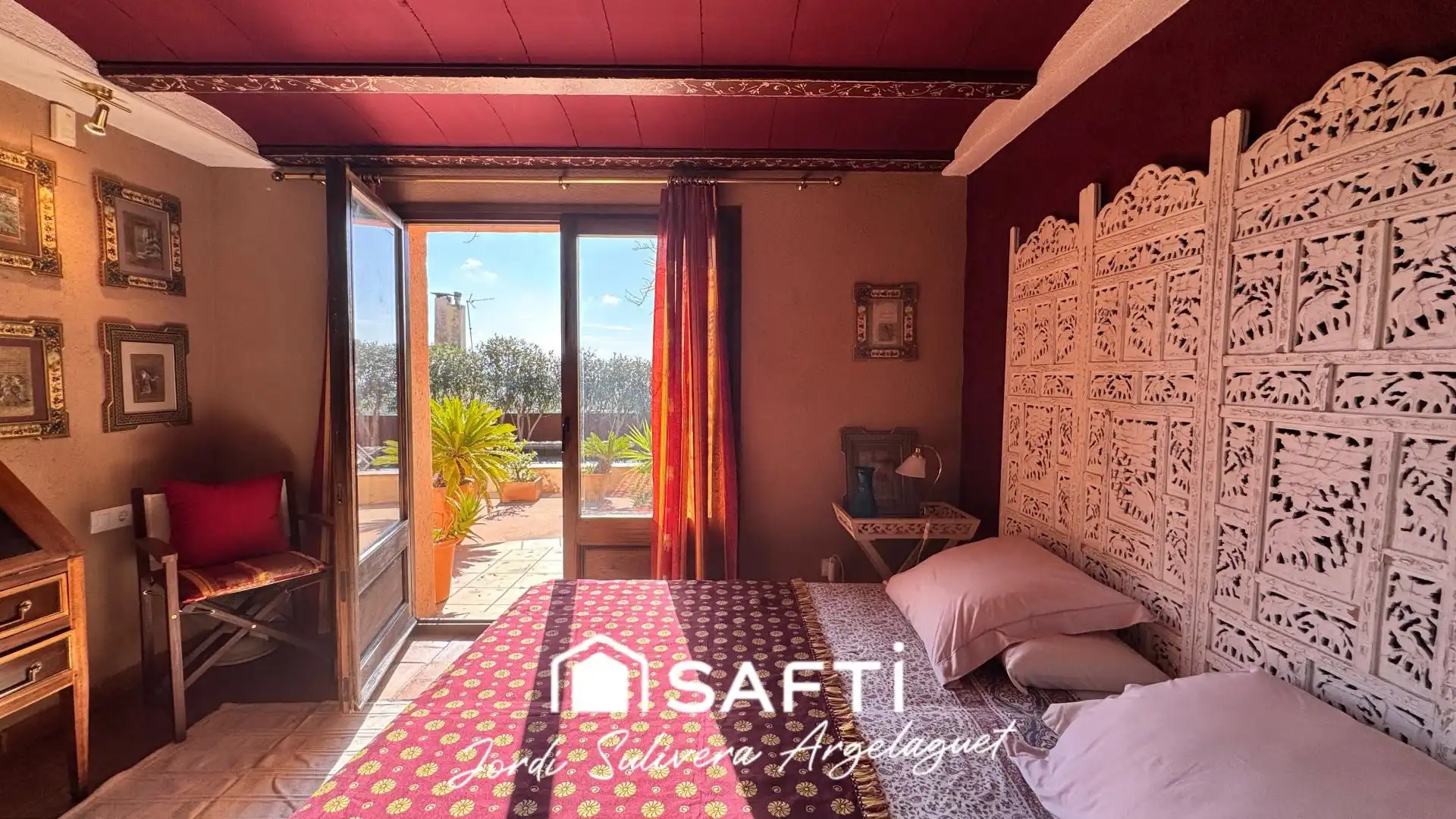 Bedroom of Detached homes for sale in Cantallops  with Heating, Terrace and Swimming Pool