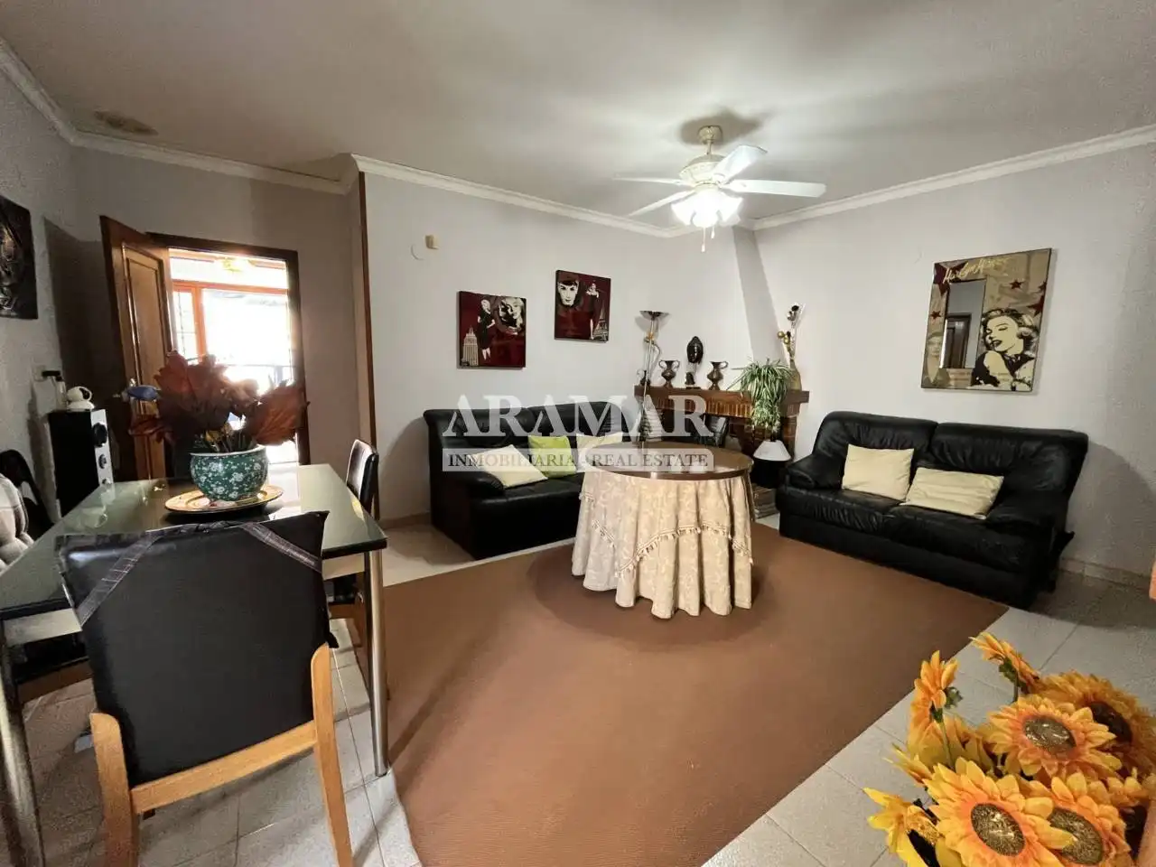 Sala de estar de Casa o chalet en venta en L'Atzúbia con Amueblado