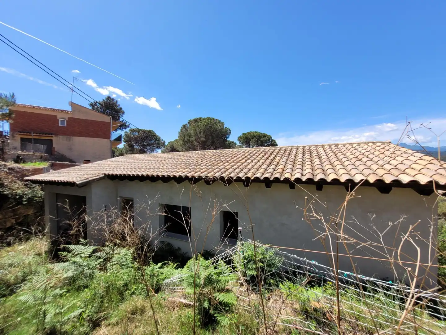 Vista exterior de Finca rústica en venta en Riudarenes con Jardín privado
