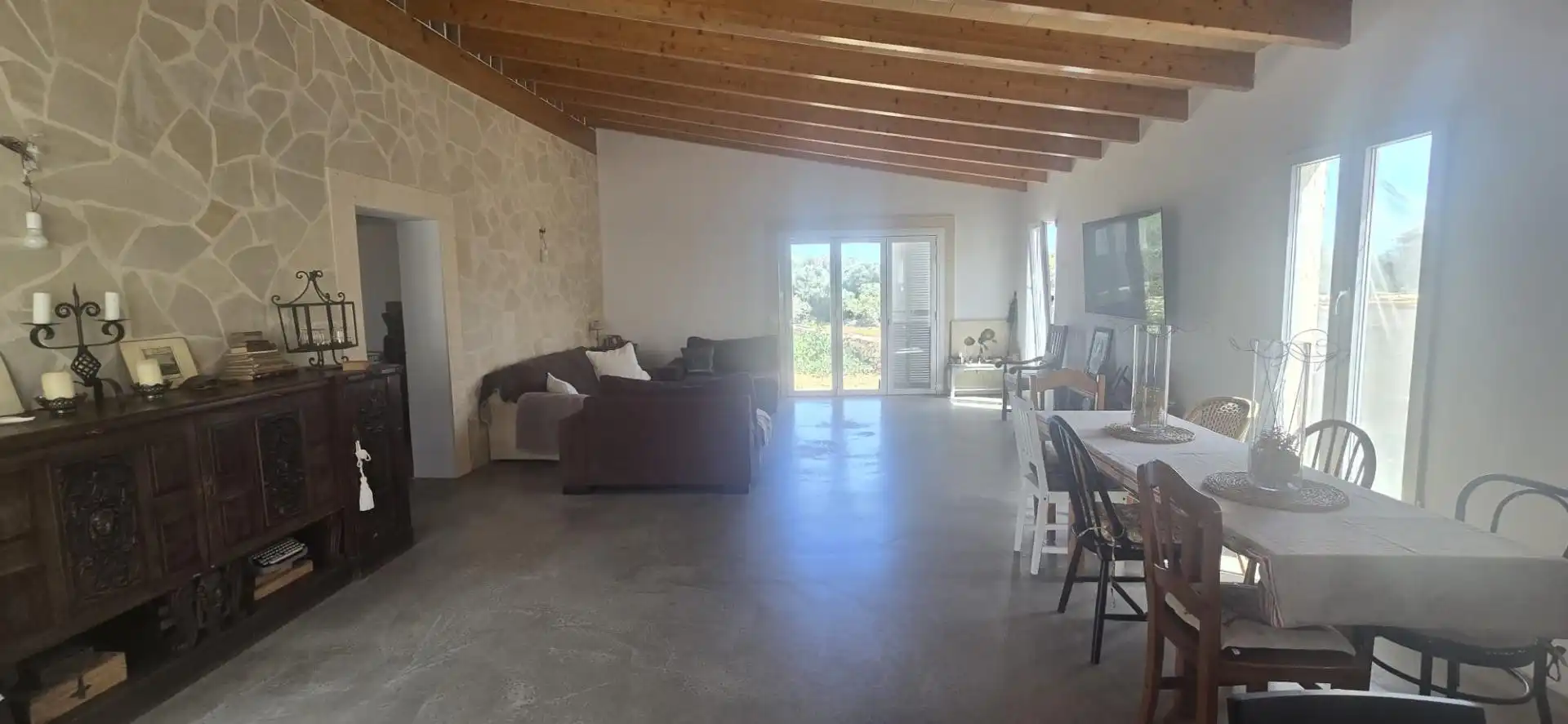 Esszimmer von Country house zum Verkauf in Santanyí mit Klimaanlage, Privatgarten und Terrasse