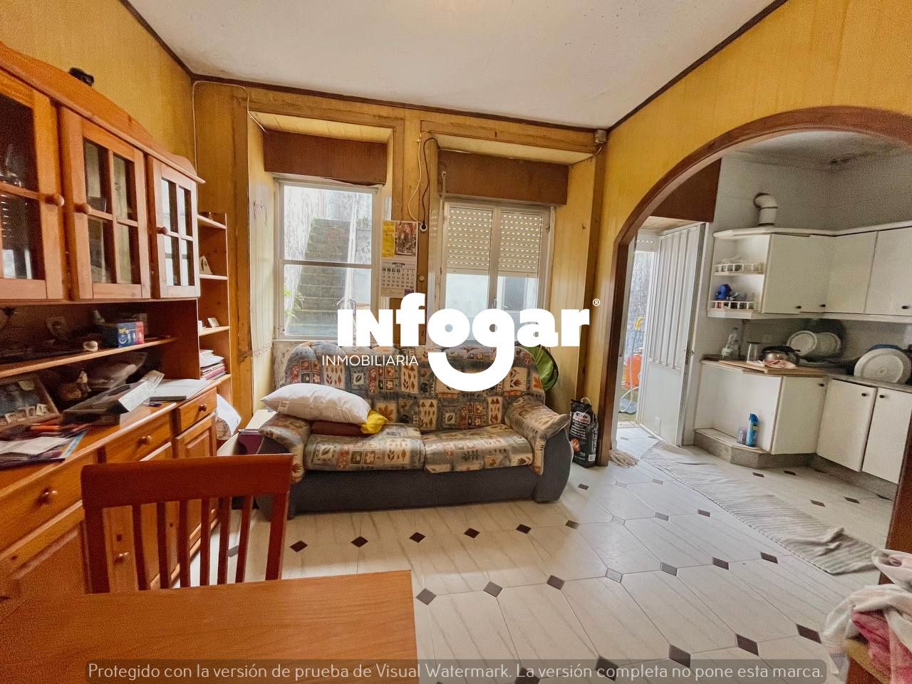 Living room of Single-family semi-detached for sale in A Guarda  