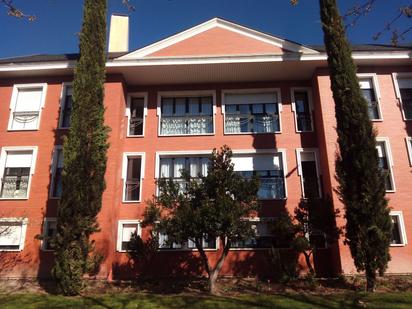 Exterior view of Flat to rent in  Madrid Capital  with Air Conditioner