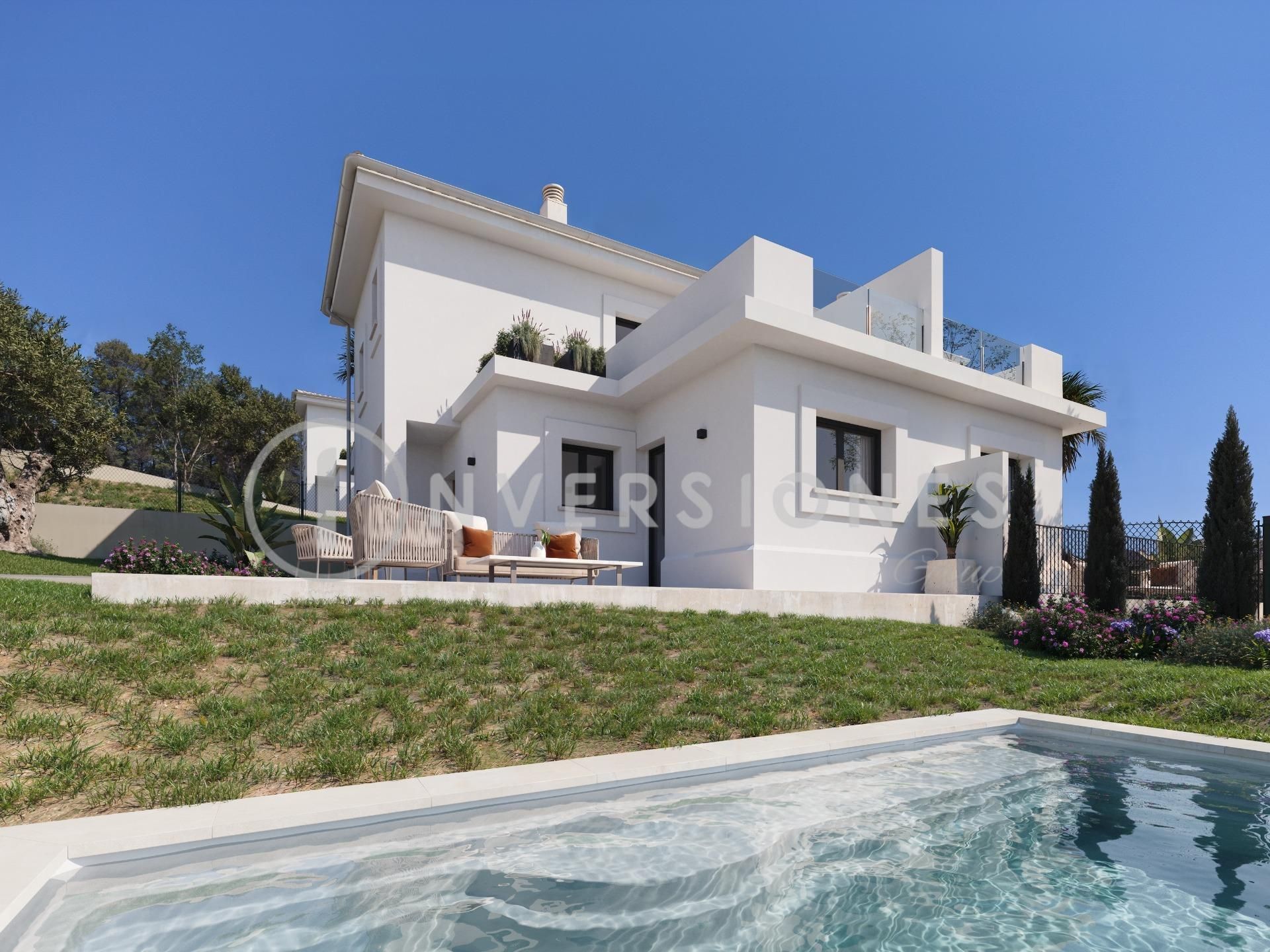 Vista exterior de Casa o xalet en venda en Manacor amb Aire condicionat, Calefacció i Jardí privat