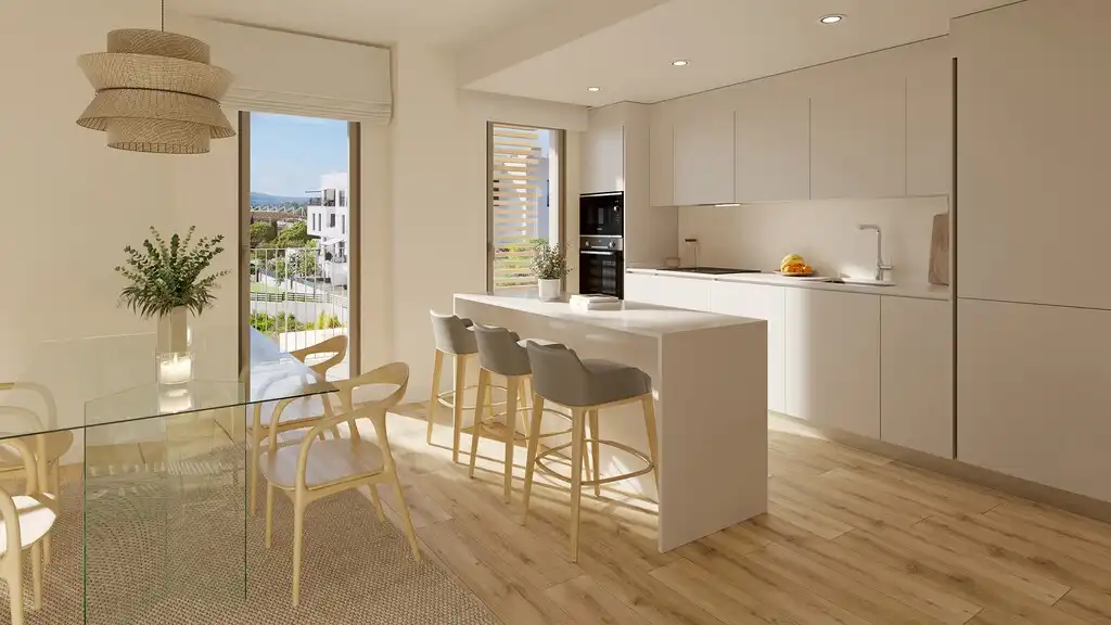 Cuina de Apartament en venda en Calvià amb Aire condicionat, Calefacció i Terrassa