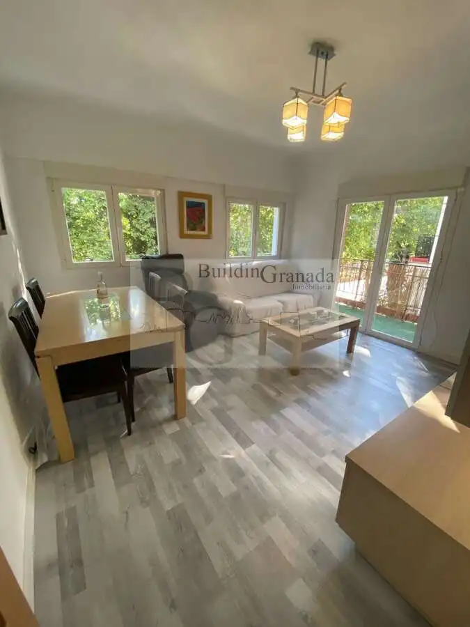 Sala de estar de Piso de alquiler en Granada con Aire acondicionado, Terraza y Amueblado