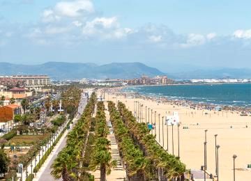 Vista exterior de Edificio en venta en Alboraya