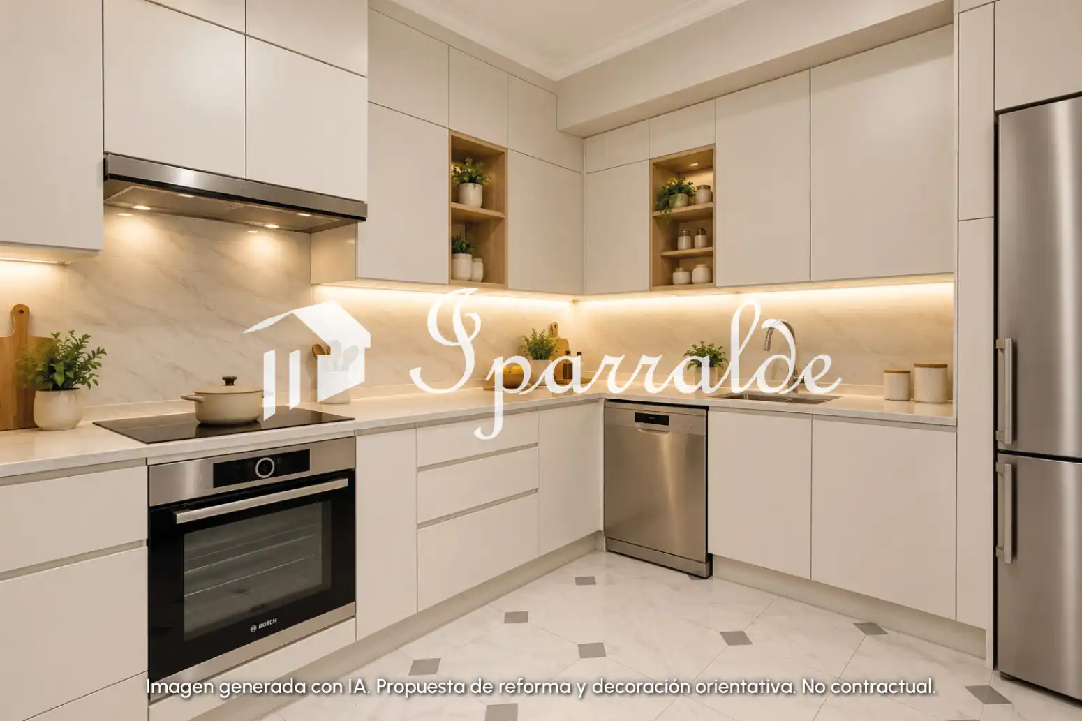 Kitchen of Flat for sale in Centro - Mendibil - Santiago