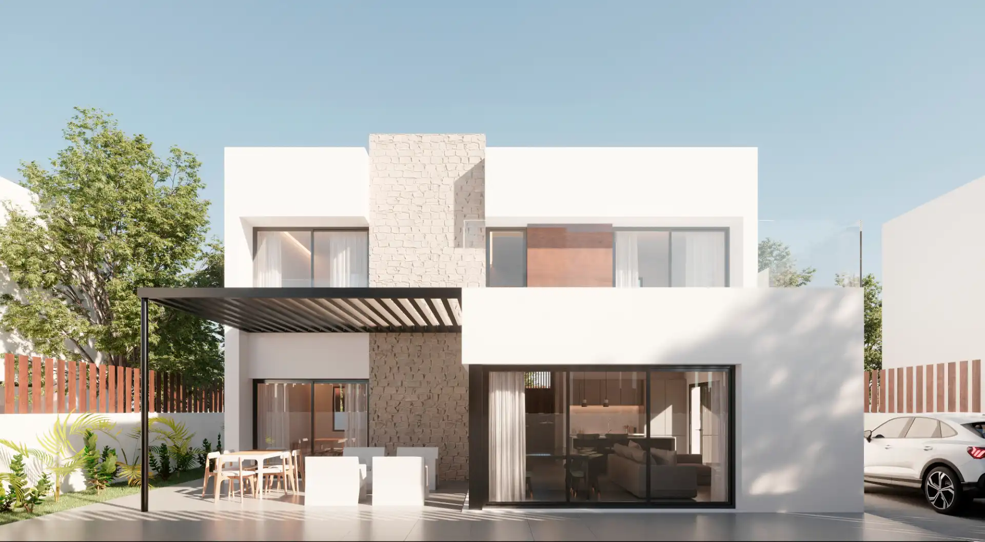 Neubau-Villa mit Terrasse zum Verkauf in Camí Pou de la Muntanya 21