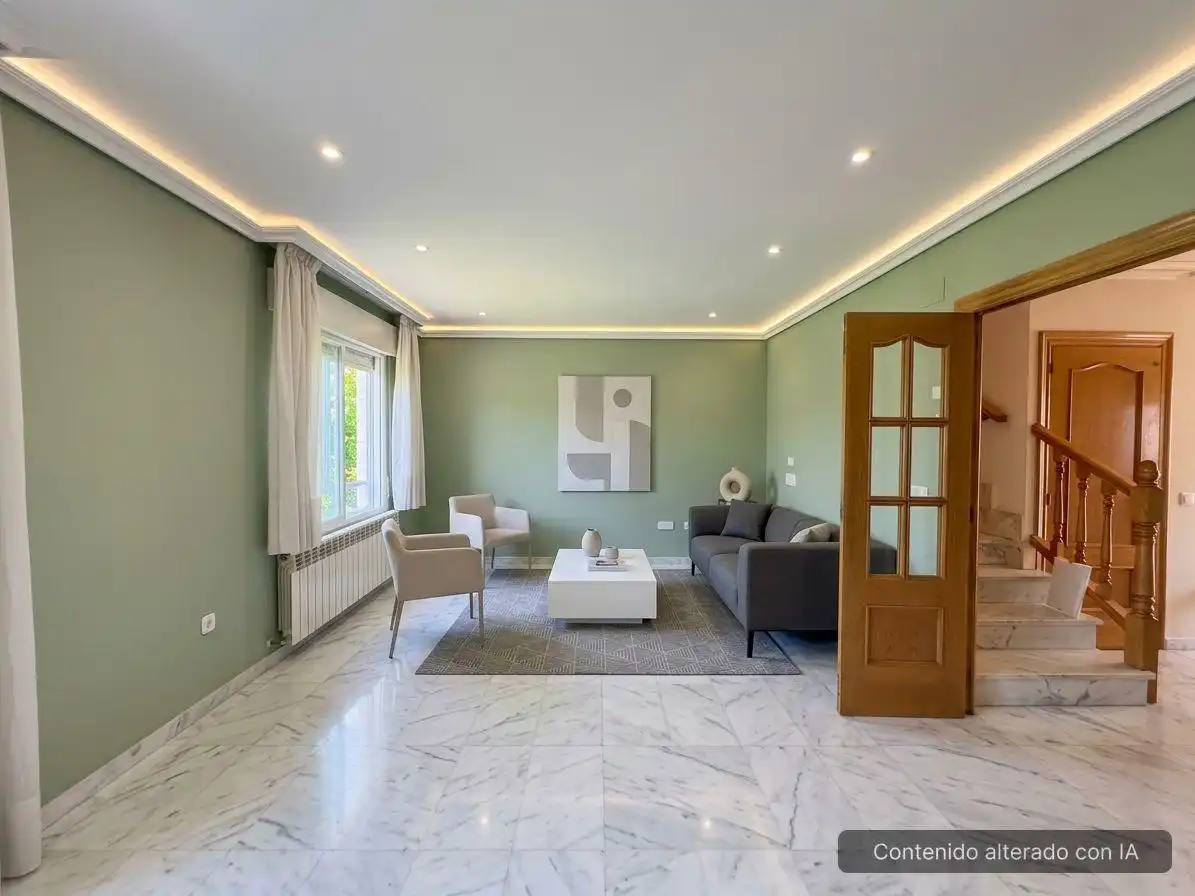 Living room of Detached homes for sale in Ávila  with Heating, Private garden and Parquet flooring