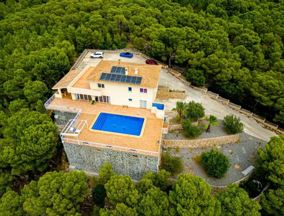 Piscina de Casa o chalet en venta en Altea con Aire acondicionado, Jardín privado y Trastero