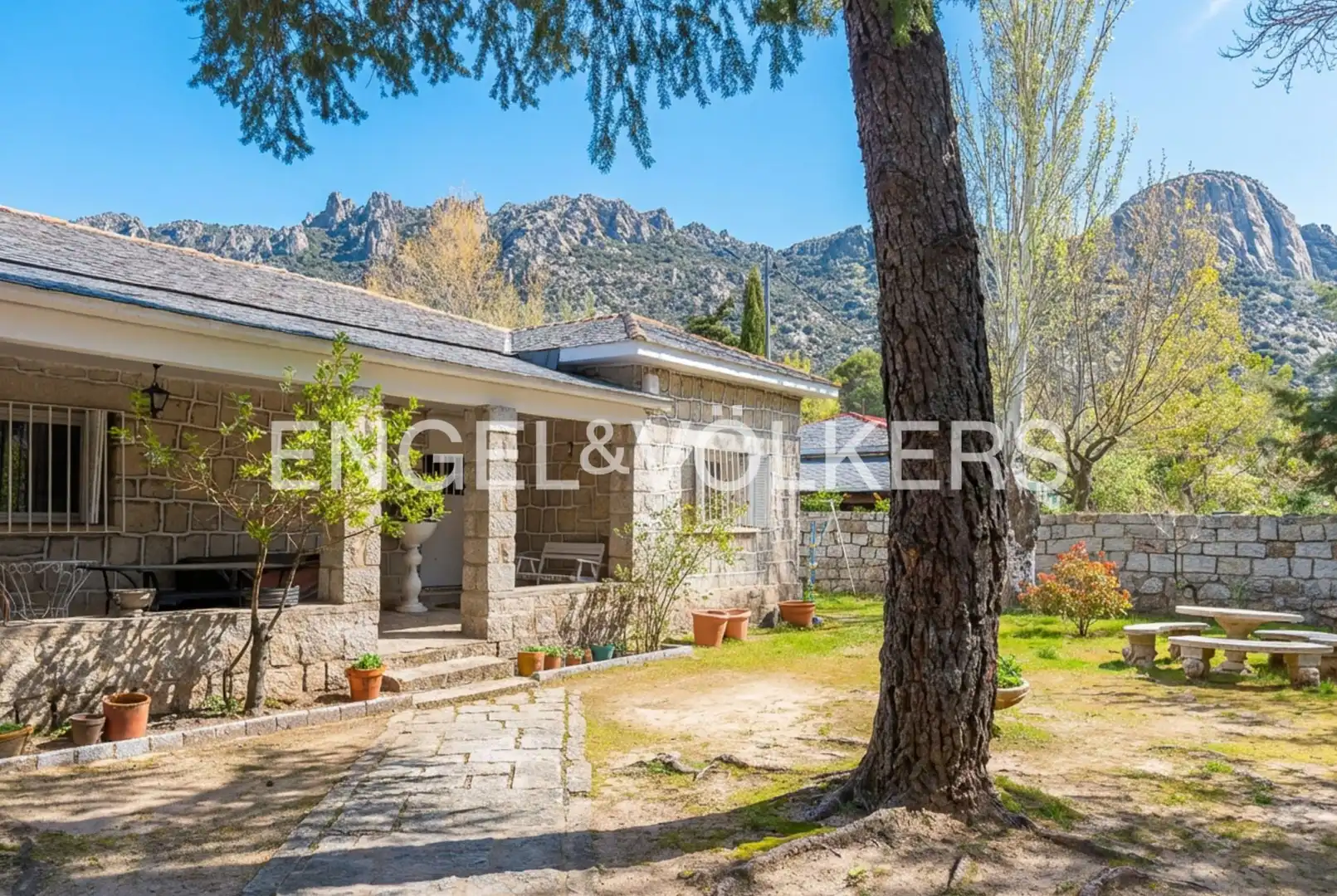 Vista exterior de Casa o chalet en venta en La Cabrera con Calefacción, Jardín privado y Piscina