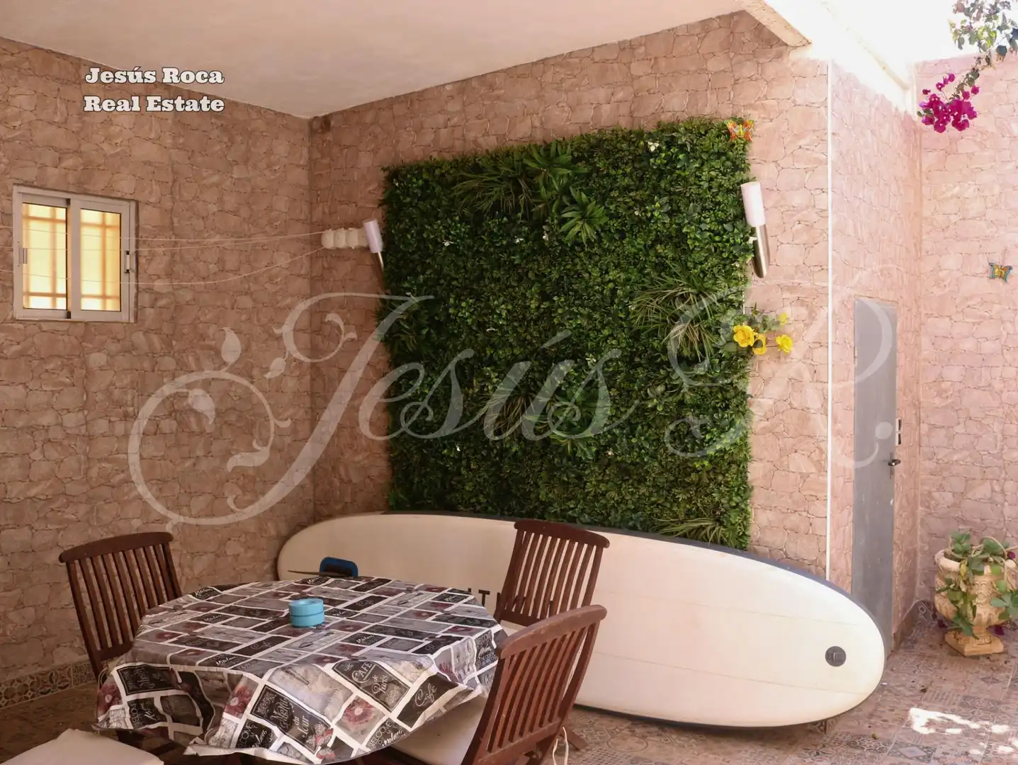Terrasse von Einfamilien-Reihenhaus zum Verkauf in Cartagena mit Klimaanlage, Heizung und Terrasse