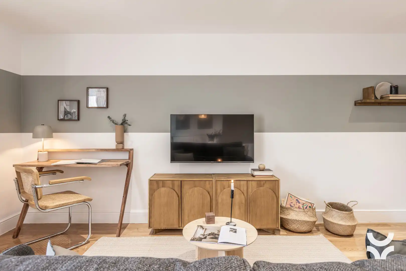 Living room of Apartments for rent in Madrid  with Air Conditioner, Heating and Furnished
