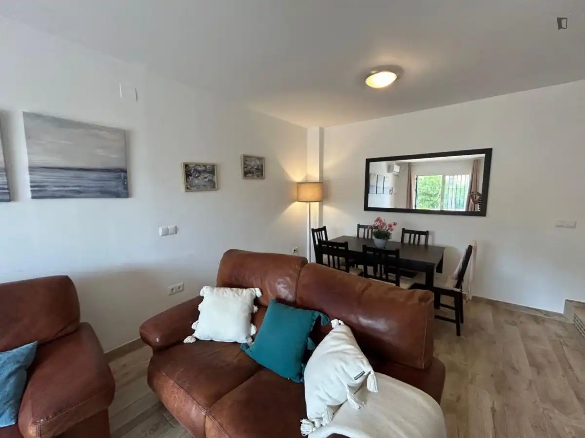 Sala d'estar de Casa o xalet de lloguer en Mijas amb Moblat, Forn i Es permeten mascotes
