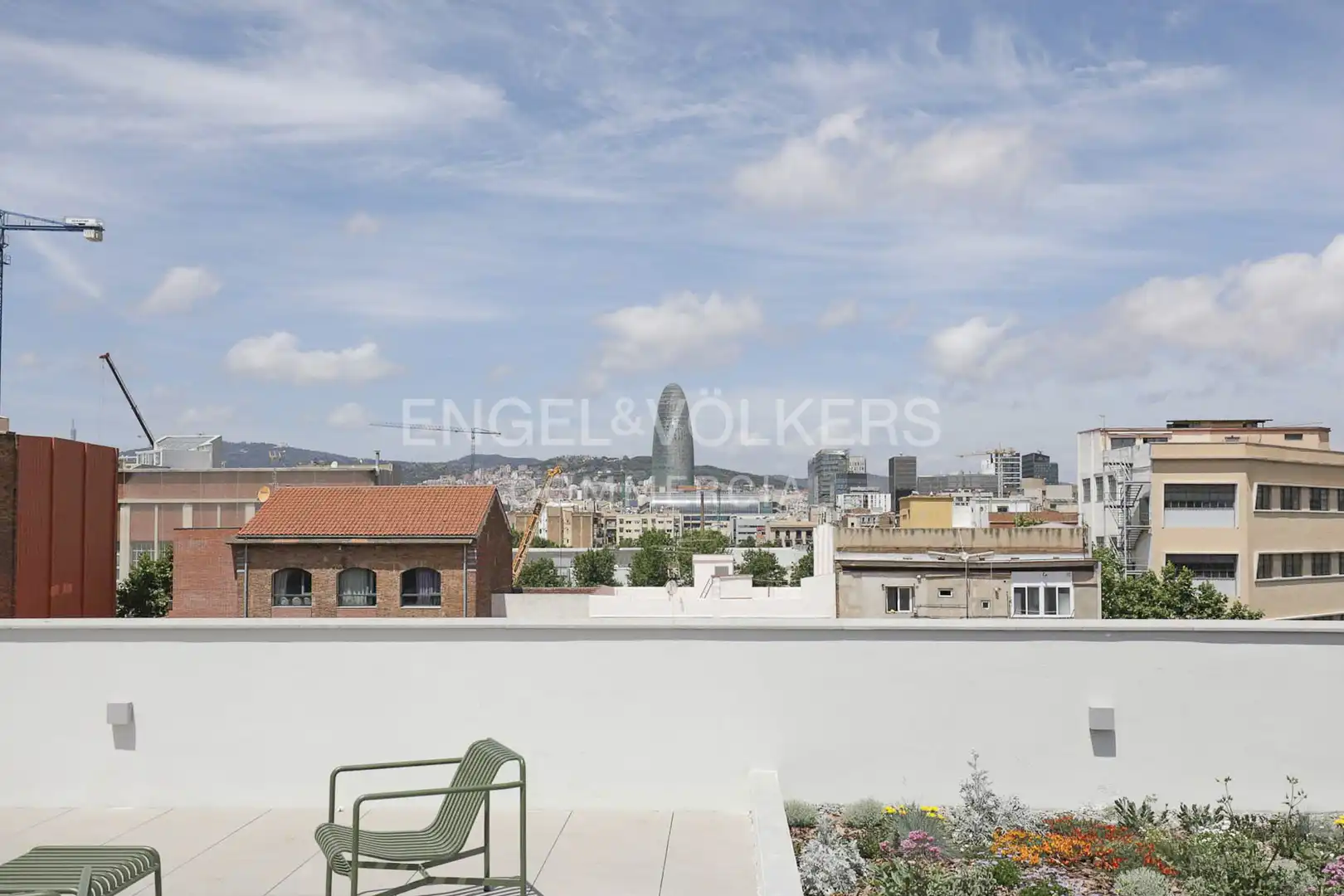 Terrassa de Oficina de lloguer en Barcelona amb Aire condicionat, Terrassa i Moblat