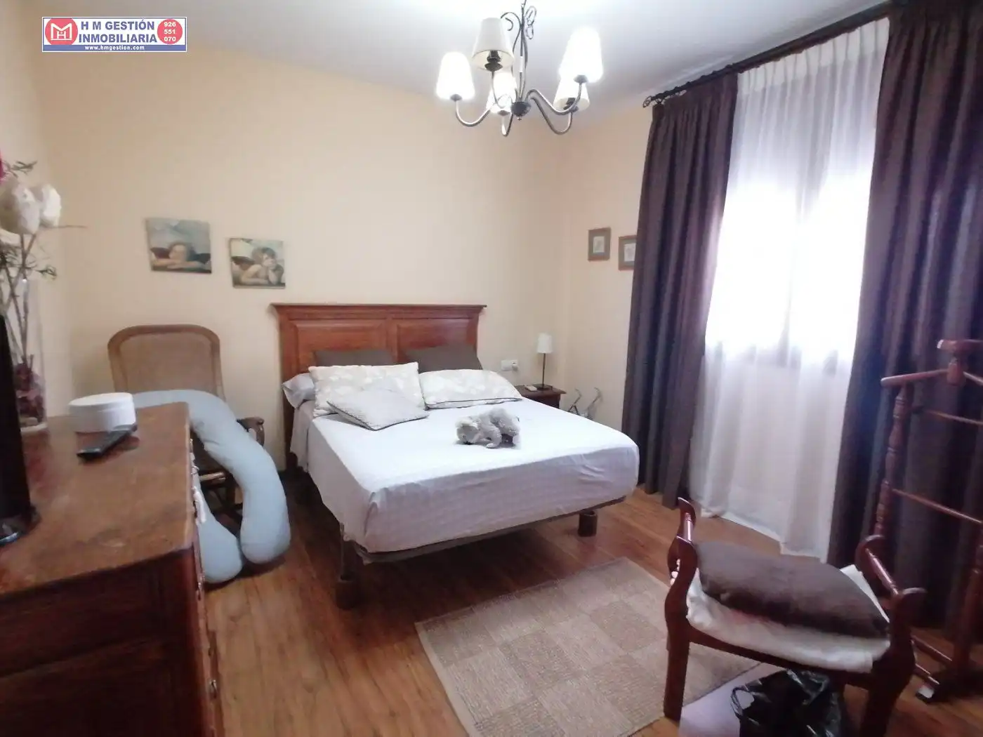 Schlafzimmer von Country house zum Verkauf in Alcázar de San Juan mit Privatgarten, Schwimmbad und Möbliert