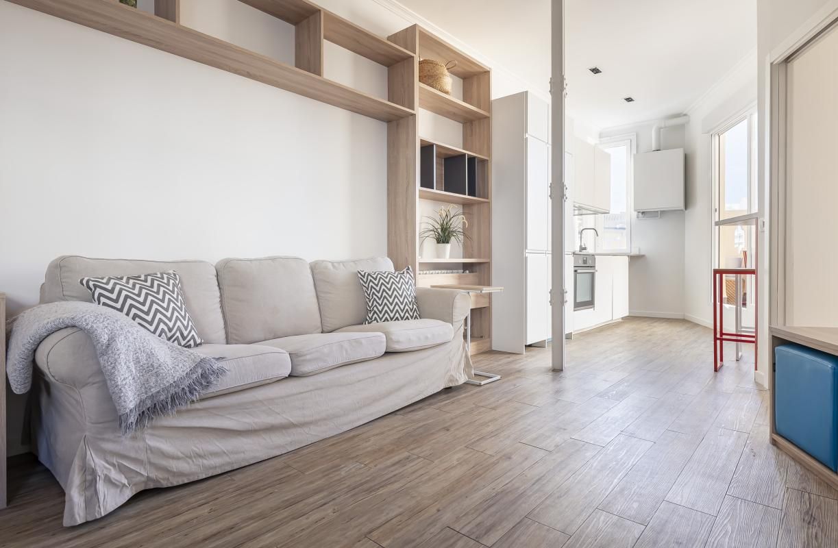 Living room of Attic for sale in  Madrid Capital  with Air Conditioner, Heating and Terrace