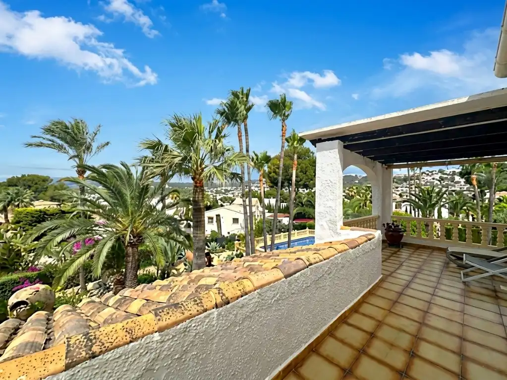 Terraza de Casa o chalet en venta en Moraira con Aire acondicionado, Calefacción y Jardín privado