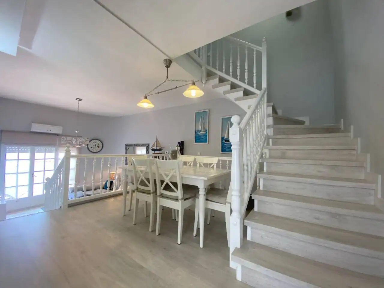Comedor de Casa adosada en venta en Mont-roig del Camp con Aire acondicionado, Parquet y Terraza