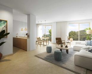 Sala d'estar de Pis en venda en Santa Eulària des Riu amb Aire condicionat, Jardí privat i Piscina