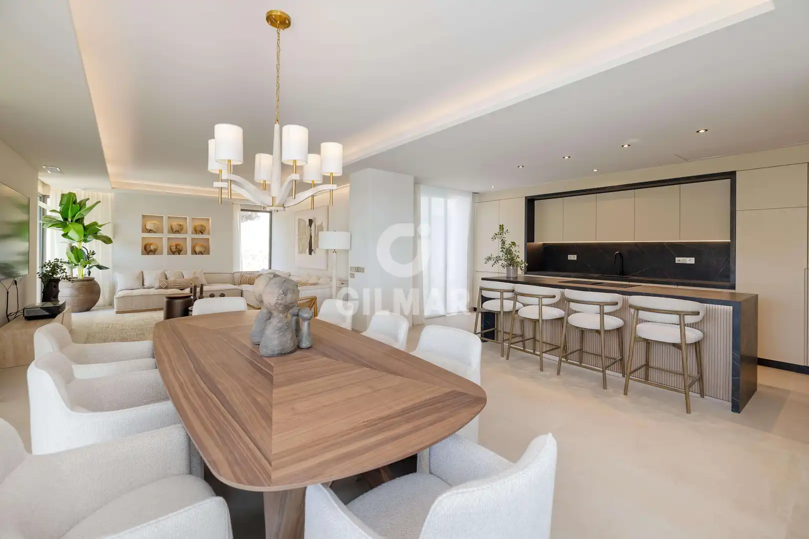 Dining room of Houses for sale in Benalmádena  with Heating, Private garden and Swimming Pool