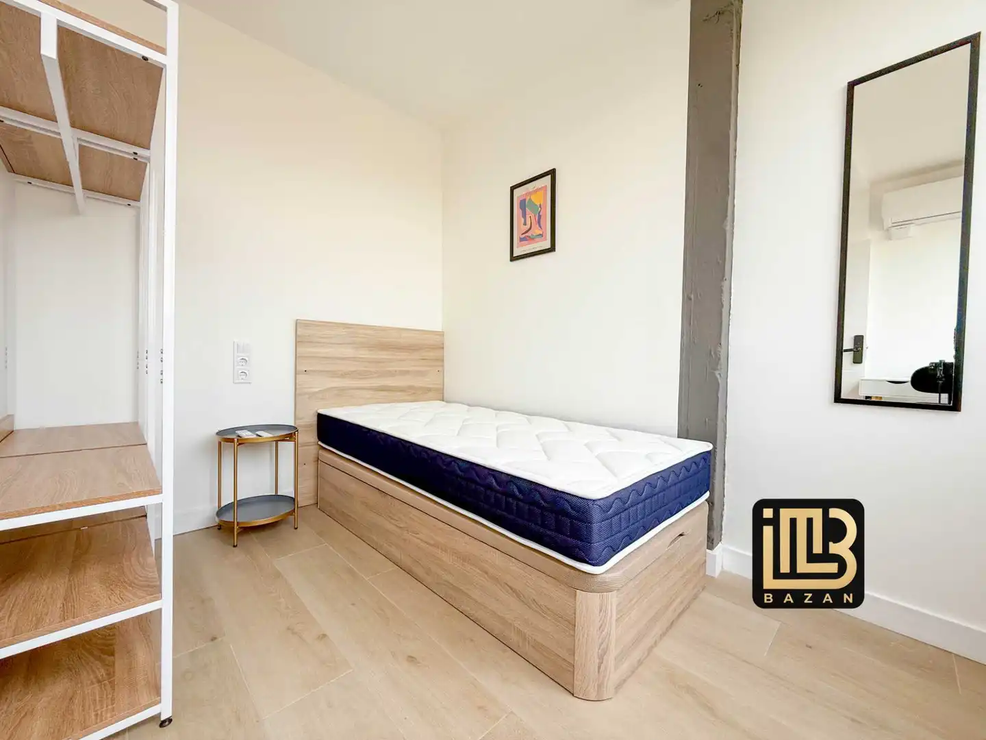 Schlafzimmer von Wohnung zur untervermieten in Málaga mit Klimaanlage und Möbliert