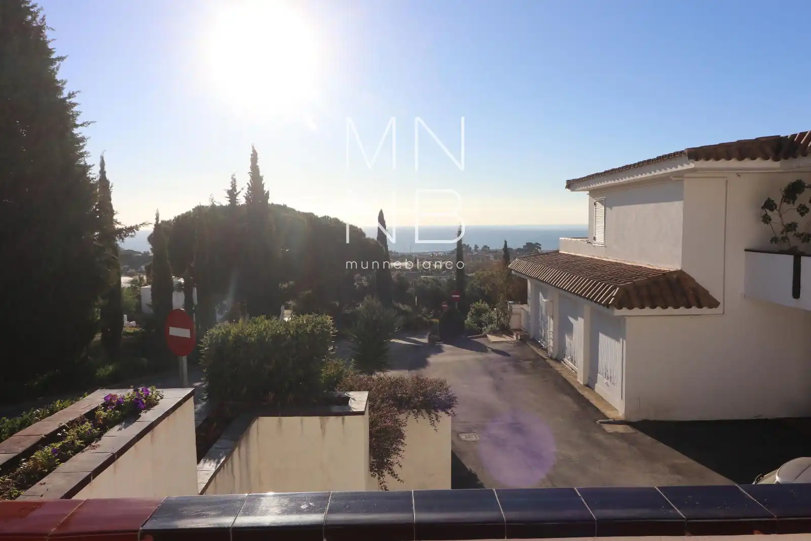 Außenansicht von Wohnung zur Miete in Sant Vicenç de Montalt mit Klimaanlage, Heizung und Terrasse
