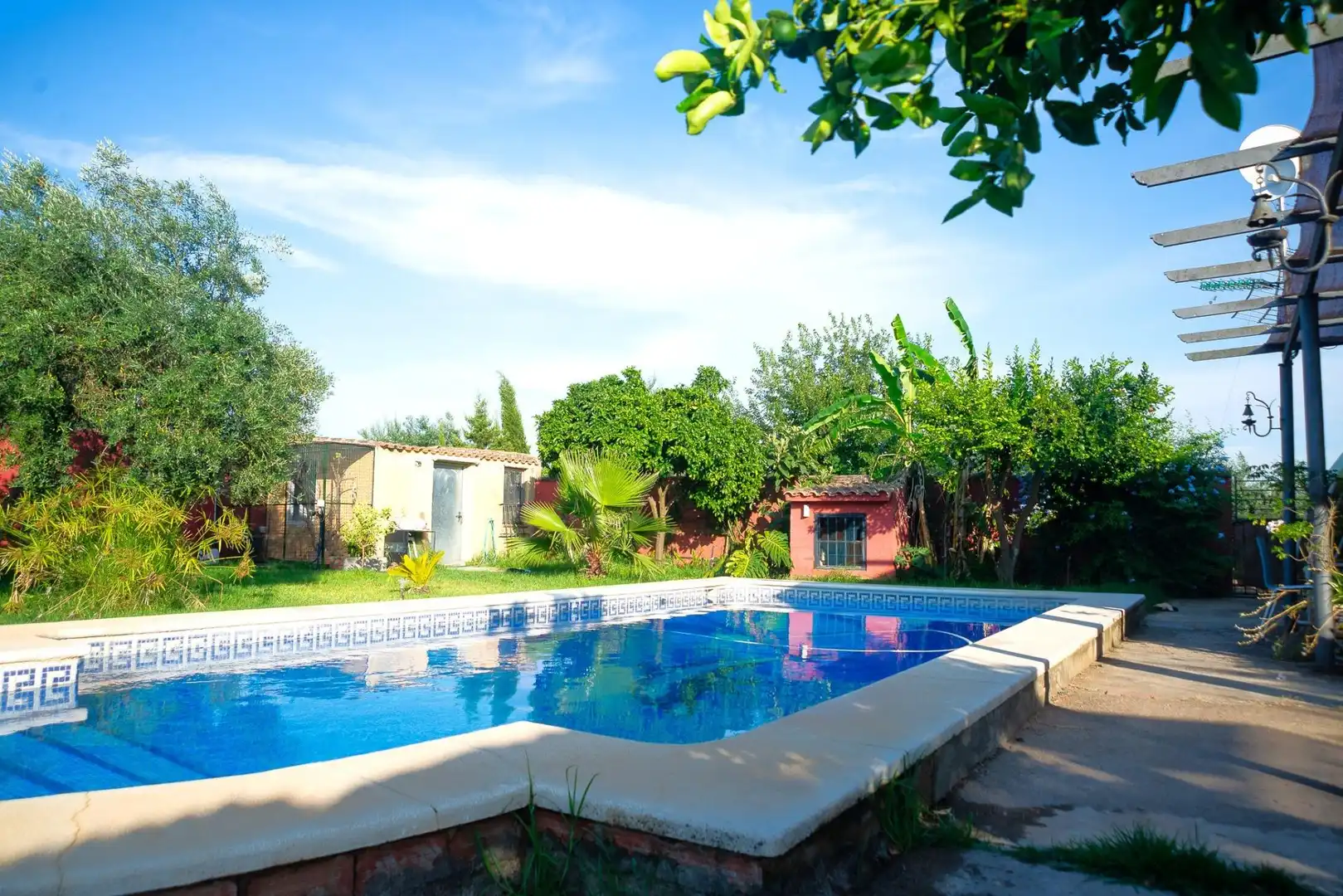 Piscina de Casa o chalet en venta en Pilas con Jardín privado y Piscina