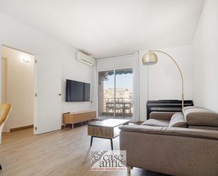 Living room of Flat to rent in  Barcelona Capital  with Air Conditioner, Heating and Terrace