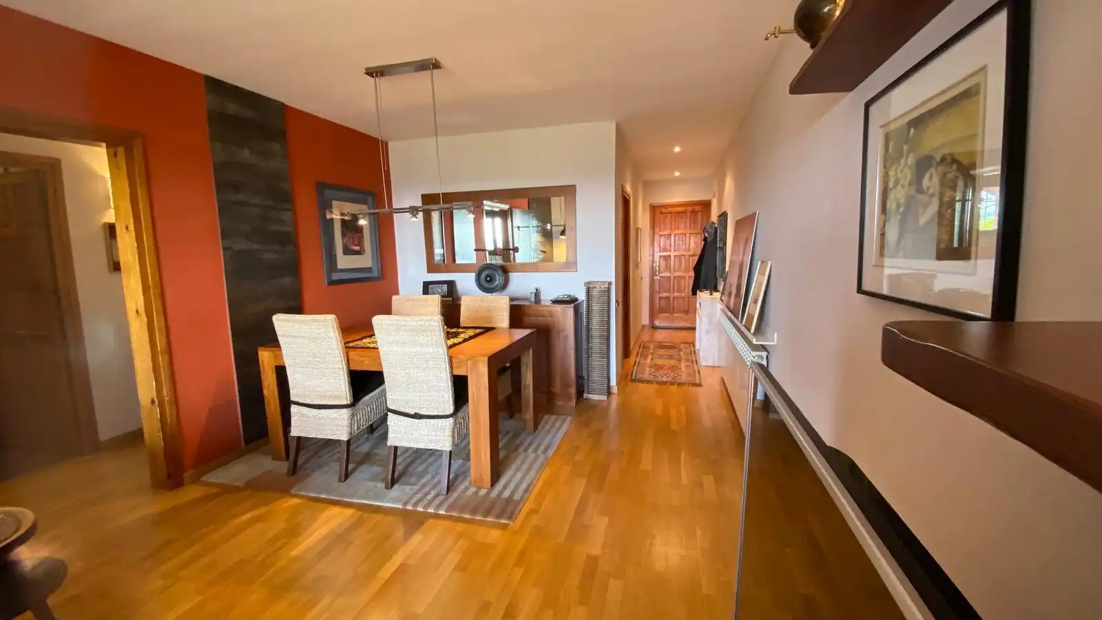 Dining room of Flat for sale in Berga  with Heating, Terrace and Furnished